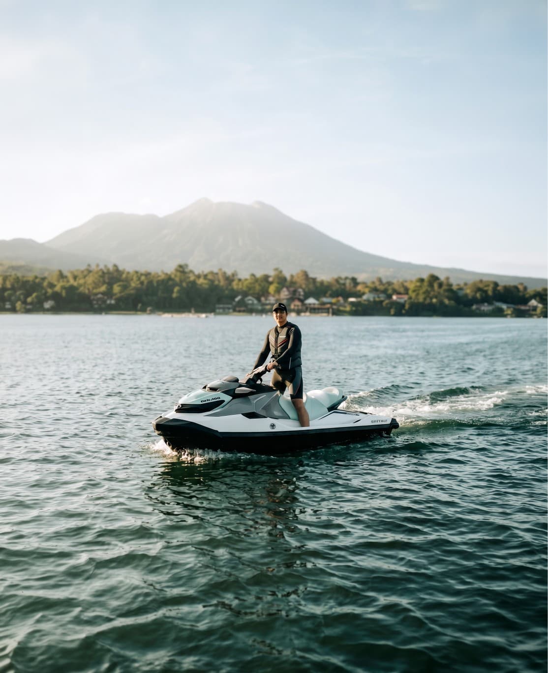 Jet Ski on Lake Batur